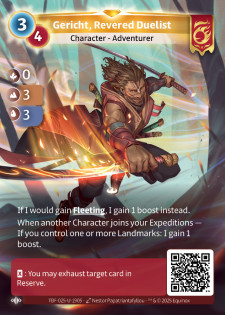 Gericht, Bretteur Honoré