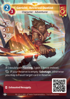 Gericht, Bretteur Honoré