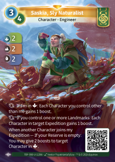 Saskia, Naturaliste Rusée