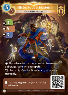 Efrén, Marionnettiste