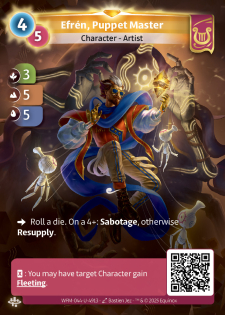 Efrén, Marionnettiste