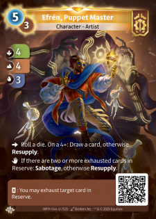 Efrén, Marionnettiste