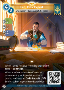 Leo, Expert en Reliques