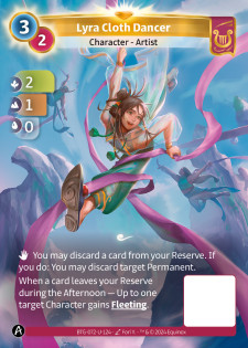 Danseuse d'Étoffe Lyra