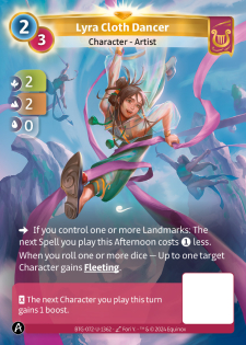 Danseuse d'Étoffe Lyra