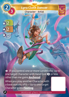 Danseuse d'Étoffe Lyra