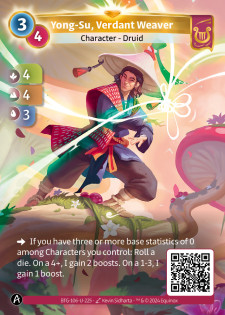 Yong-Su, Tisserand Verdoyant