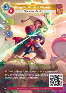 Yong-Su, Tisserand Verdoyant