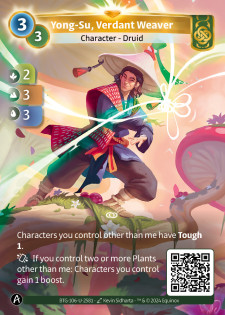 Yong-Su, Tisserand Verdoyant