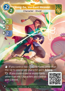 Yong-Su, Tisserand Verdoyant