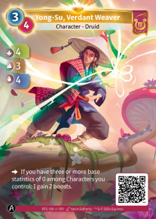 Yong-Su, Tisserand Verdoyant