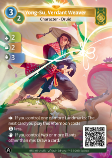 Yong-Su, Tisserand Verdoyant