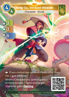 Yong-Su, Tisserand Verdoyant