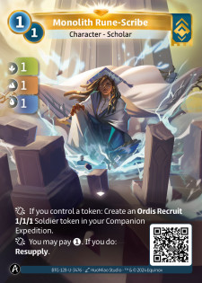 Scribe Runique du Monolithe