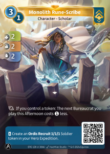 Scribe Runique du Monolithe