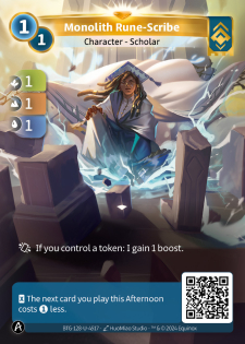 Scribe Runique du Monolithe