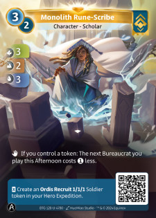 Scribe Runique du Monolithe