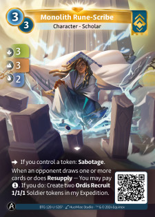 Scribe Runique du Monolithe