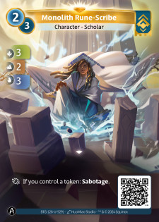 Scribe Runique du Monolithe