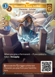 Scribe Runique du Monolithe