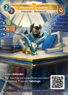 Archiviste du Monolithe