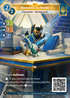 Archiviste du Monolithe