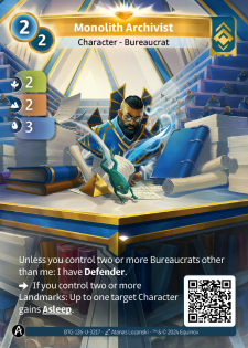 Archiviste du Monolithe