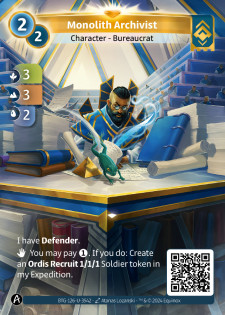 Archiviste du Monolithe