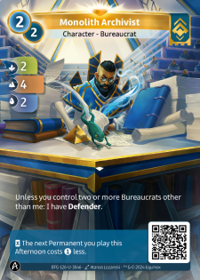 Archiviste du Monolithe