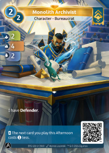 Archiviste du Monolithe