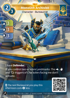 Archiviste du Monolithe