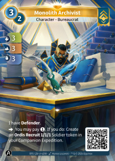 Archiviste du Monolithe