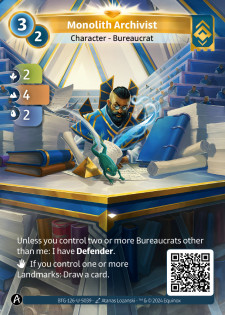 Archiviste du Monolithe