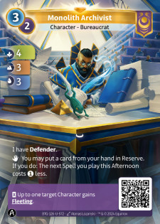 Archiviste du Monolithe