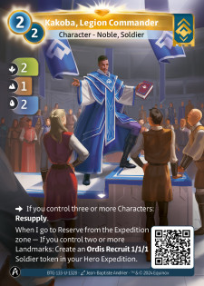 Kakoba, Commandant de Légion