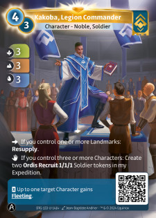 Kakoba, Commandant de Légion