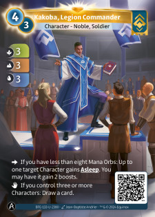 Kakoba, Commandant de Légion
