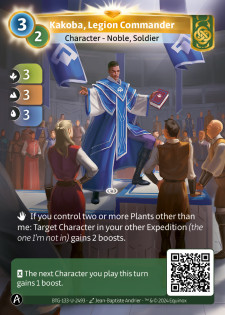 Kakoba, Commandant de Légion