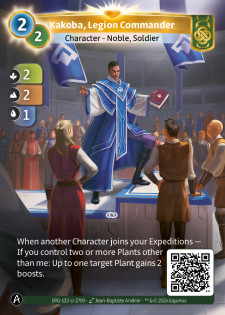 Kakoba, Commandant de Légion