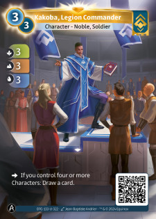 Kakoba, Commandant de Légion