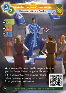 Kakoba, Commandant de Légion