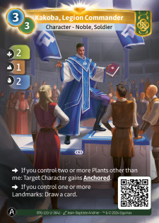 Kakoba, Commandant de Légion