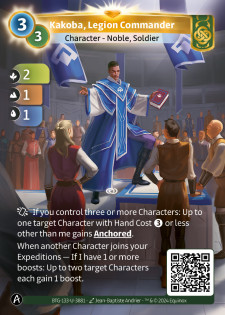 Kakoba, Commandant de Légion