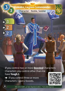 Kakoba, Commandant de Légion