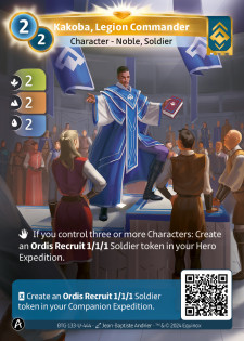 Kakoba, Commandant de Légion