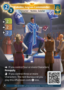 Kakoba, Commandant de Légion