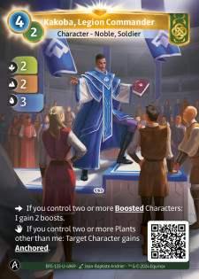 Kakoba, Commandant de Légion