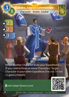 Kakoba, Commandant de Légion