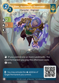 Jian, Superviseur d'Assemblage