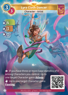 Danseuse d'Étoffe Lyra